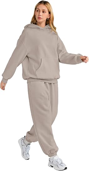 AUTOMET Womens 2 Piece Outfits Lounge Hoodie Sweatsuit Sets Plus Size Fall Fashion Clothes Airport Travel Pants Tracksuits