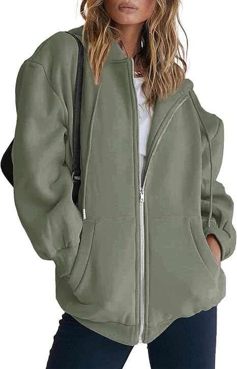 PRETTYGARDEN Women's 2026 Zip Up Y2K Hoodies Casual Long Sleeve Sweatshirts Fall Spring Track Jackets with Pockets