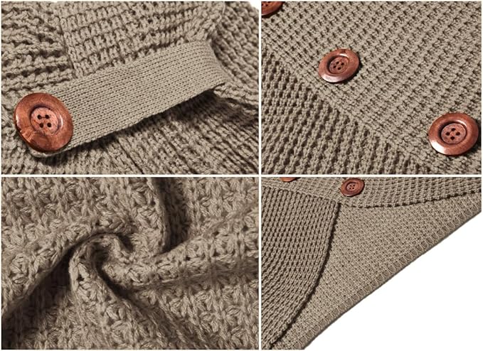 GRECERELLE Women's Fall Chunky Turtleneck Long Sleeve Asymmetric Hem Loose Knit Pullover Sweaters Tops